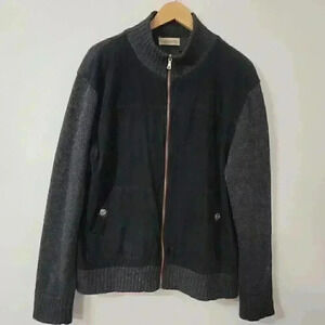 Underwood Wool Blend Mock Neck Full Zip Men's Jacket